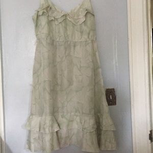 Kimchi Blue Print Green Dress